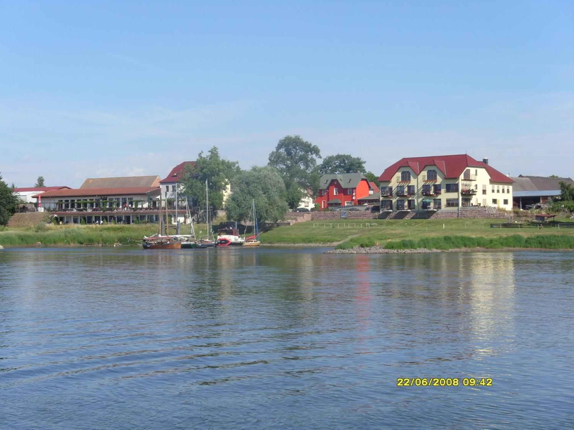Hotel Elbterrassen Zu Brambach à Dessau-Rosslau Extérieur photo