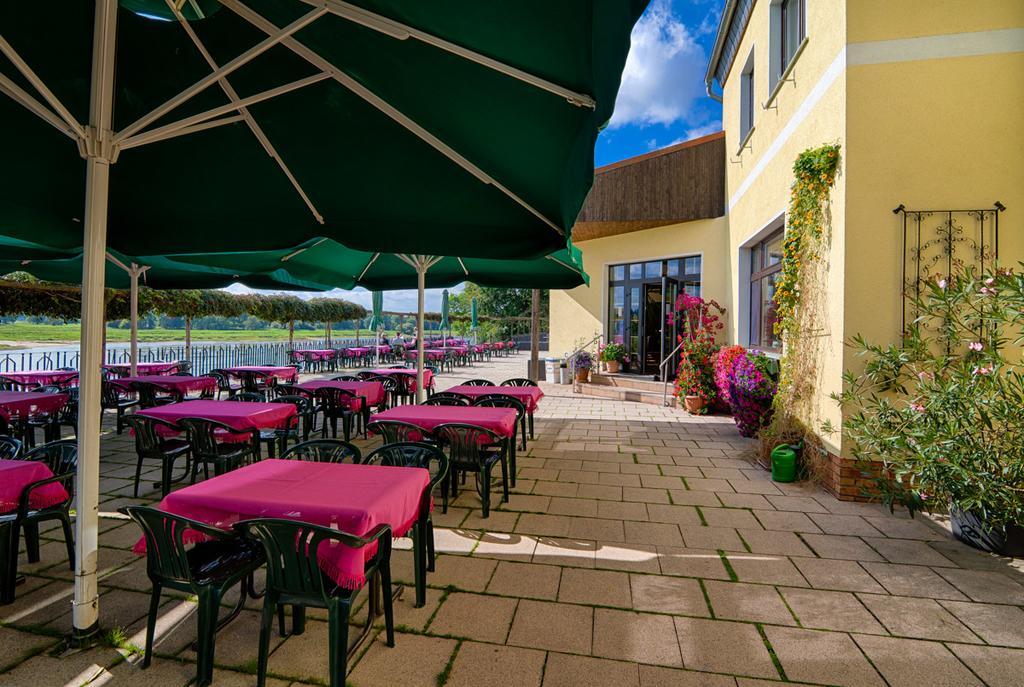 Hotel Elbterrassen Zu Brambach à Dessau-Rosslau Extérieur photo